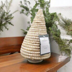 Threshold Woven Tree Christmas Tabletop Decor 8.5"×5.5" Ethically Handcrafted